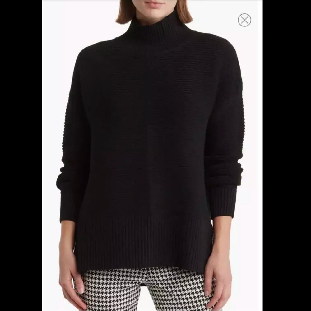 Sweet Romeo | Mock Neck Tunic Sweater